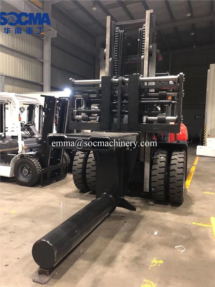 10 Ton Forklift With Steel Rebar