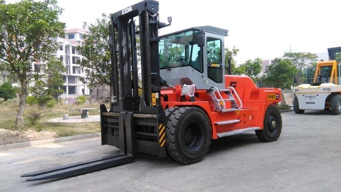 18 Ton Diesel Heavy Forklift Truck Color Red