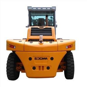 18 Ton Diesel Zware Vorkheftruck Kleur Geel