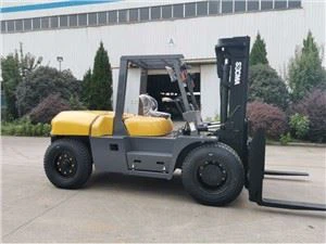 10Ton diesel vorkheftruck met contragewicht voor containerdepot