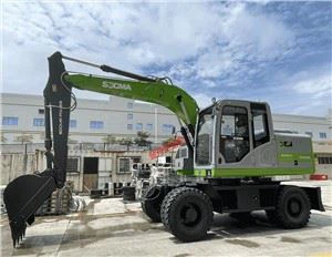 SOCMA 15 ton 15t elektrische graafmachine op wielen